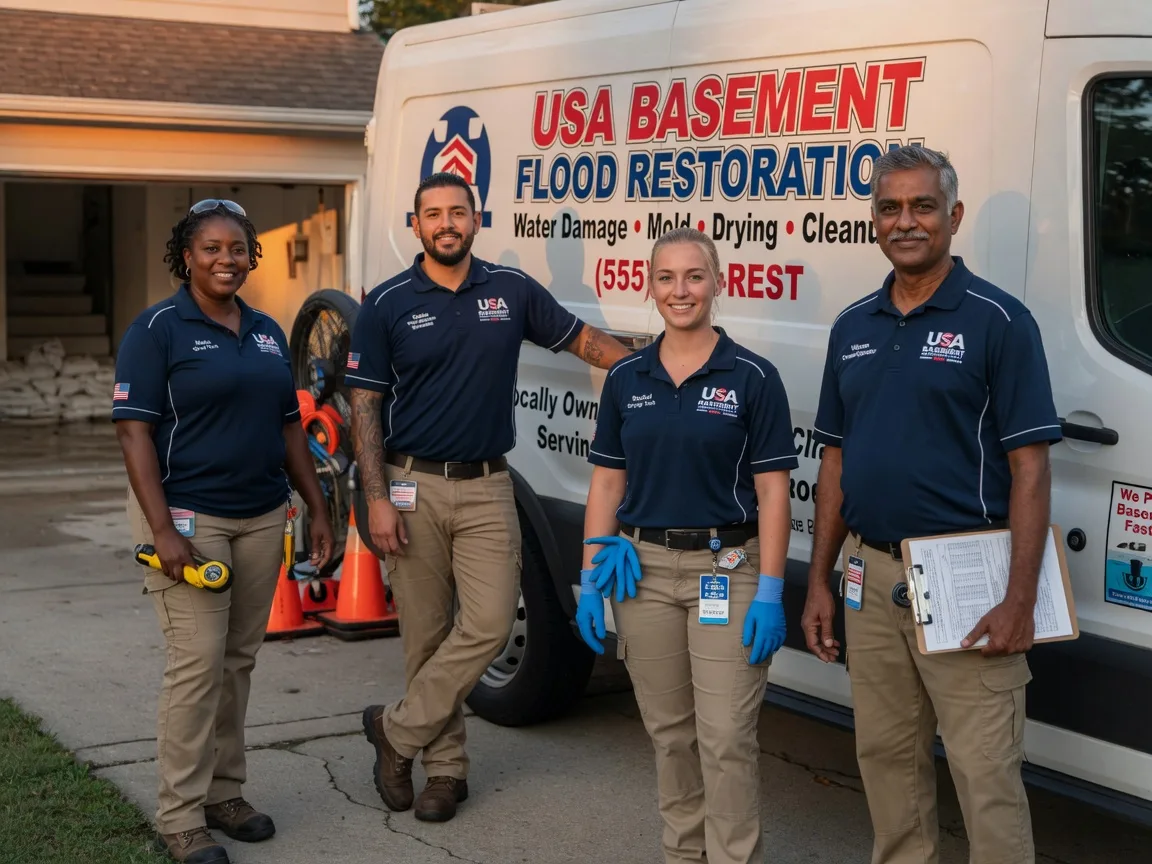 Basement Flood Cleanup company in Justin, TX